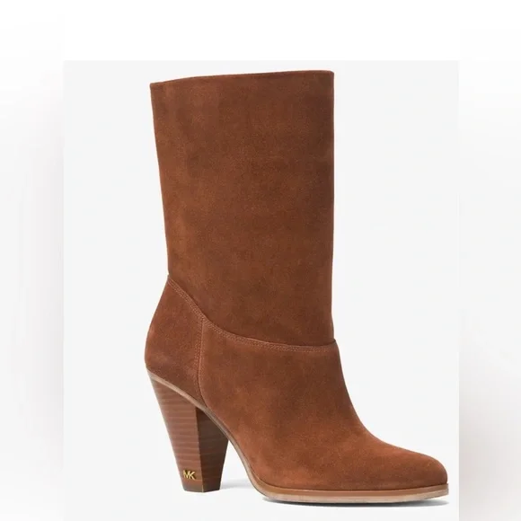 Michael Kors Divia Suede Ankle Boot - Picture 1 of 3